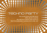 Party Invitations - Techno Party