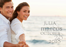 Save the Date Cards - Simply Transparent