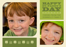 St. Patrick's Day - Modern Green Collage