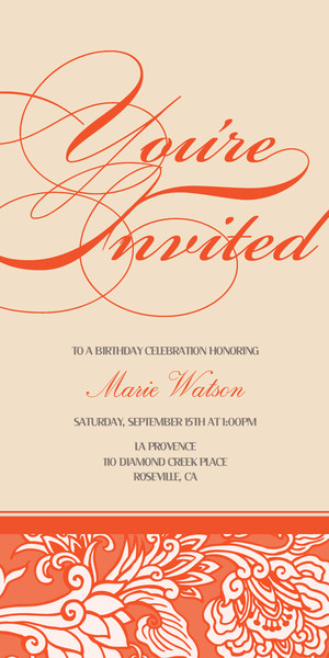 You're Invited