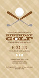 Party Invitations - Birthday Golf
