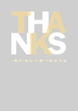 Thank You Cards - Thanks Stacked