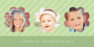 St. Patrick's Day - Three Clover Frame
