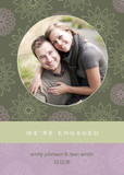 Engagement Announcements - Funky Floral Pattern