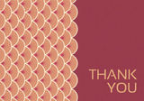 Wedding Thank You Cards - Modern Fan