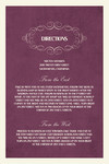 Classic Eggplant Monogram Directions