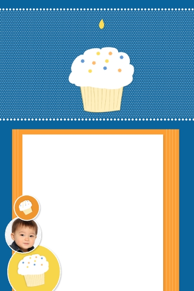 Cool Cupcake - Blue