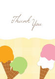 Birthday Party Thank You - Sweet Scoops Thank You