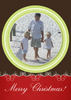 Festive Scroll Card - Holiday Folded Card