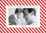 Christmas Cards - Candy Cane Stripes