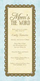 Girls Baby Shower Invitations - Mom's the Word