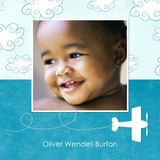 Photo Birth Announcements - Fluffy Clouds