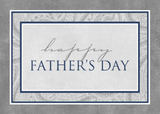 Father's Day Cards - Paisley Border
