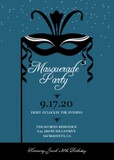 Birthday Party Invitations - Masquerade Party