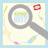 Boys Birthday Party Invitations - Scavenger Hunt