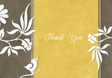Baby Shower Thank You - Contemporary Floral