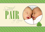 Twins Birth Announcements - Sweet Pair