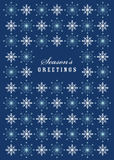Christmas Cards - Modern Snowflake Pattern