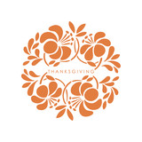 Thanksgiving Cards - Mod Wreath