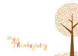 Thanksgiving Cards - Whimsy Tree