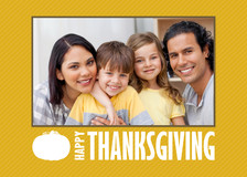 Thanksgiving Cards - Pumpkin Silhouette