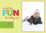 Holiday Photo Cards - Oh What Fun!