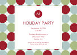 Holiday Party Invitations - Polka Dotted Holiday